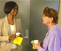 Michelle King with Instructor