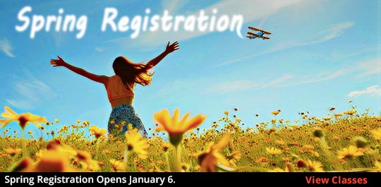 Spring 2025 Registration Opens January 6.