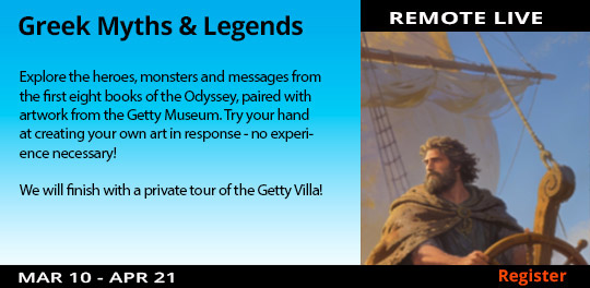 Art & Myth (Remote Live)	3/10/2026-4/21/2026